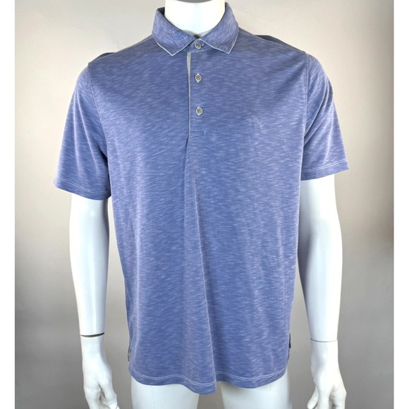 Tommy Bahama Paradiso Polo Shirt Mens L NWT$99 Shirt Sleeve Stretch Collared